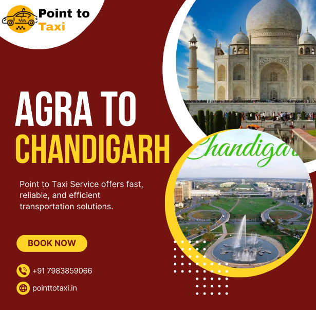 Agra to Chandigarh Taxi Service - Point to Taxi Service